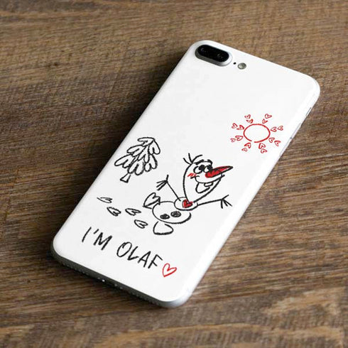 Disney Frozen I Am Olaf Art iPhone 8 Plus Skin